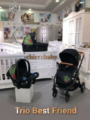 Универсальная коляска 3 в 1 Chicco Trio Best Friend Optical Jungle