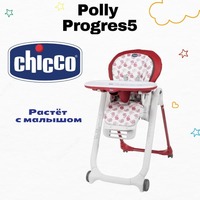  Стульчик для кормления Chicco Polly Progres 5 - CHICCOBABY.UZ