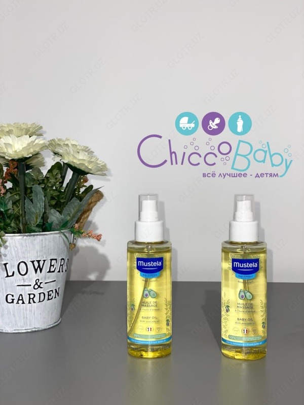  Mustela Масло массажное для новорожденных  младенцев и детей  100 мл. - 