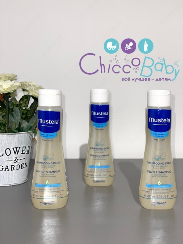 Mustela Bebe Shampooing Doux - Мягкий шампунь для детских волос Питательный  200мл