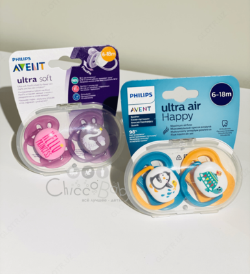 AVENT Пустышка Ultra Air 18 мес.