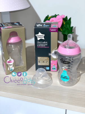 Пластиковая бутылочка Tommee Tippee Closer of nature 3 мес+. 340 мл