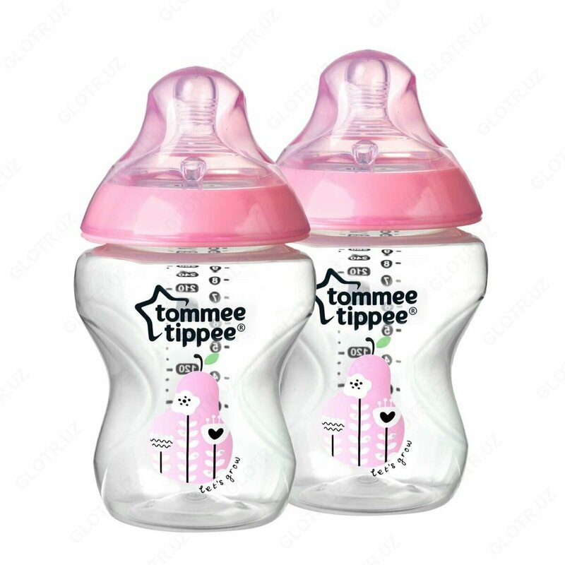 Пластиковая бутылочка Tommee Tippee Closer of nature 3 мес+. 340 мл