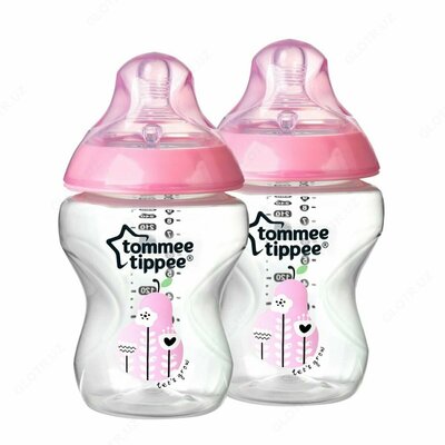 Пластиковая бутылочка Tommee Tippee Closer of nature 3 мес+. 340 мл
