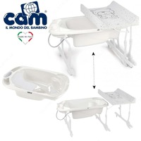 Пеленальный столик с ванночкой Cam Removable Idro Baby Для малышей весом от 0 до 15 кг