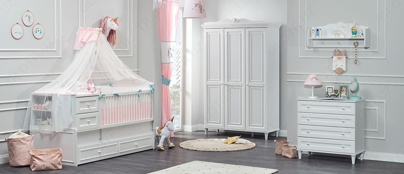 Коллекция мебели для новорожденных "Lora Baby" от Almila (Турция)