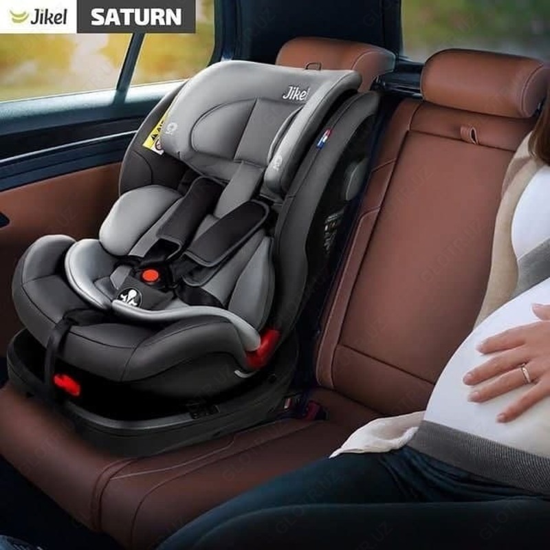 🚗 Универсальное вращающееся автокресло IsoFix Saturn от французского бренда Jikel