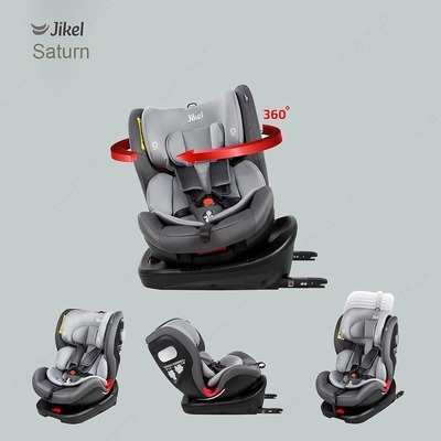 🚗 Универсальное вращающееся автокресло IsoFix Saturn от французского бренда Jikel