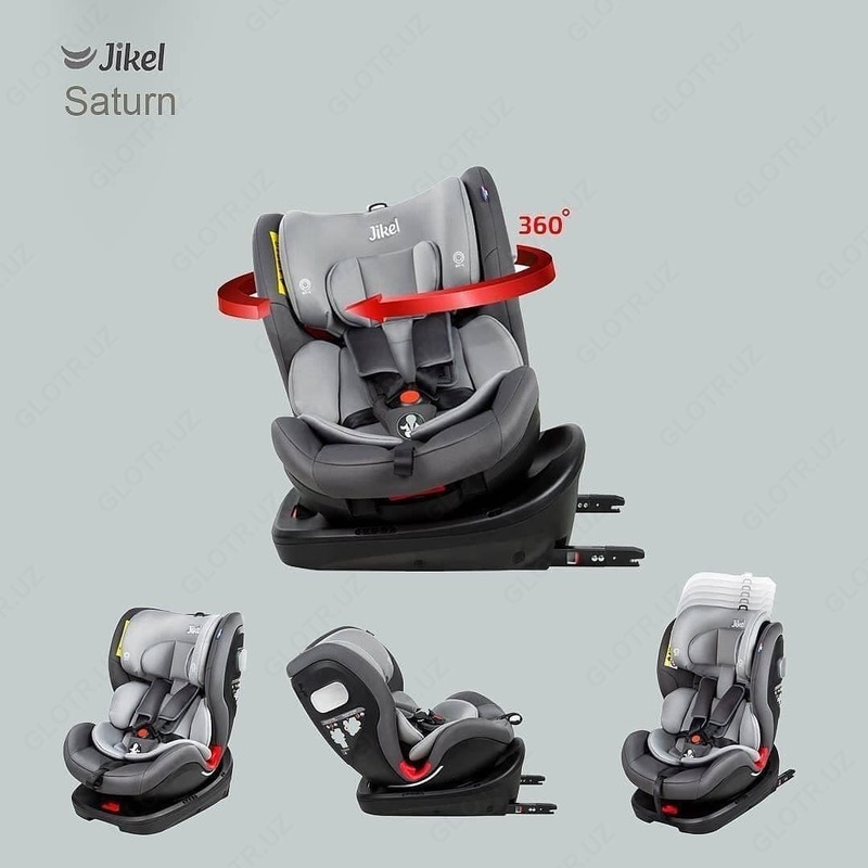 🚗 Универсальное вращающееся автокресло IsoFix Saturn от французского бренда Jikel