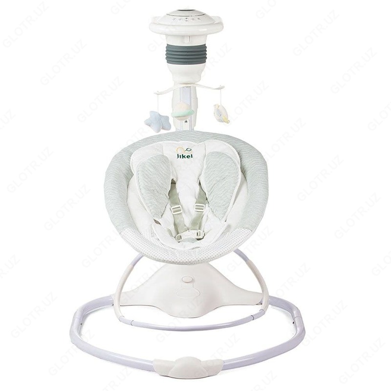 Шезлонг музыкальные качельки Minos французского бренда JIKEL 2 в 1