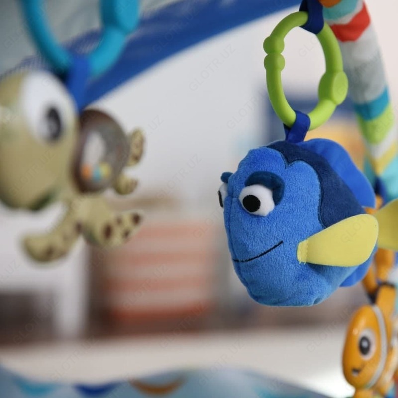 Музыкальный развивающий коврик Disney Baby с подсветкой 🐠 Bright Starts