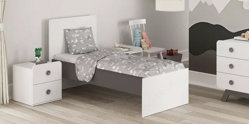 Мебель для новорождённых "BABY CUTE" (серая) Турция