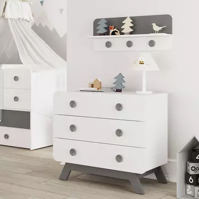 Мебель для новорождённых "BABY CUTE" (серая) Турция