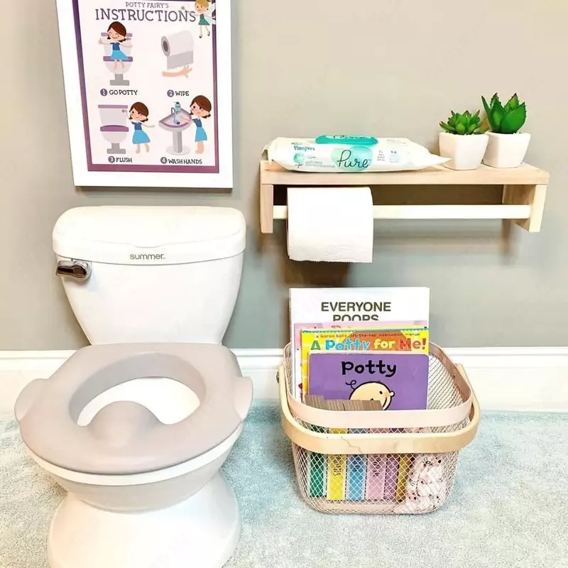 Summer My Size Potty Train & Transition Bolalar Uchun Idish