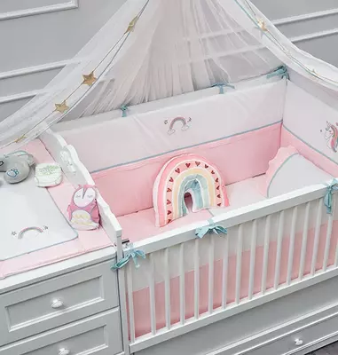 Детская кроватка трансформер из коллекции LORA от Almila (Турция)