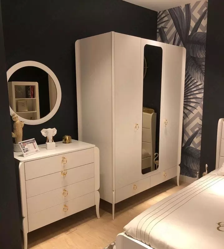 Almila "ELEGANT WHITE" o'smirlar mebellari to'plami, Turkiya