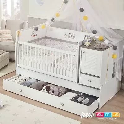 Yangi tug'ilgan chaqaloq uchun mebel to'plami Almila MIA (Turkiya)