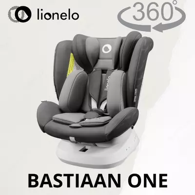 АВТОКРЕСЛО LIONELO BASTIAAN ONE 0-36 КГ Grey Graphite