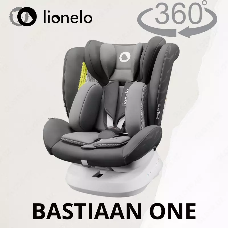LIONELO BASTIAAN One avtomobil o'rindig'i, 0-36 kg, kulrang grafit