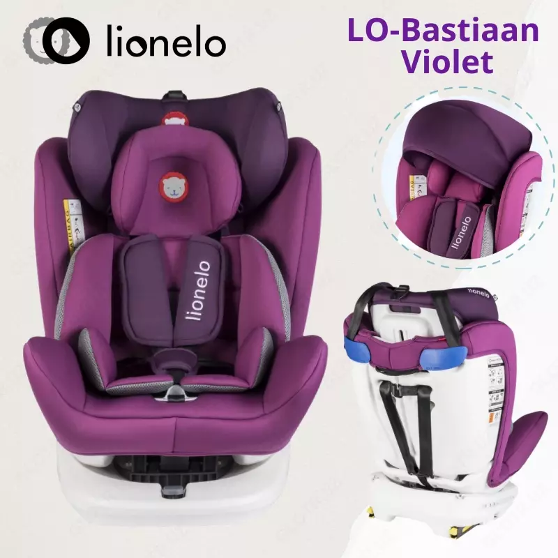 Автокресло LO-Bastiaan Violet от Lionelo 360