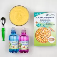 Каша безмолочная детская Fleur Alpine Кукурузная с пребиотиками гипоаллергенная  5 мес+  175 г