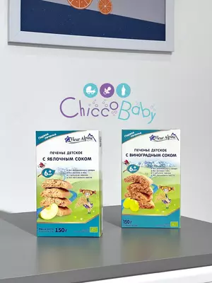 Печенье Fleur Alpine С ЯБЛОЧНЫМ СОКОМ или ГРУШЕВЫМ СОКОМ