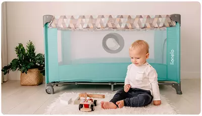 Манеж Lo-Stefi от Lionelo (Польша) 🇵🇱