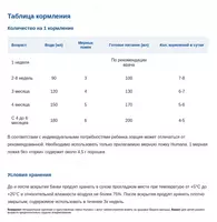  Сухая молочная смесь Humana 1️⃣ c пребиотиками CHICCOBABY.UZ