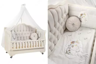 Детская кроватка Paris с маятником 🇹🇷 (Турция)