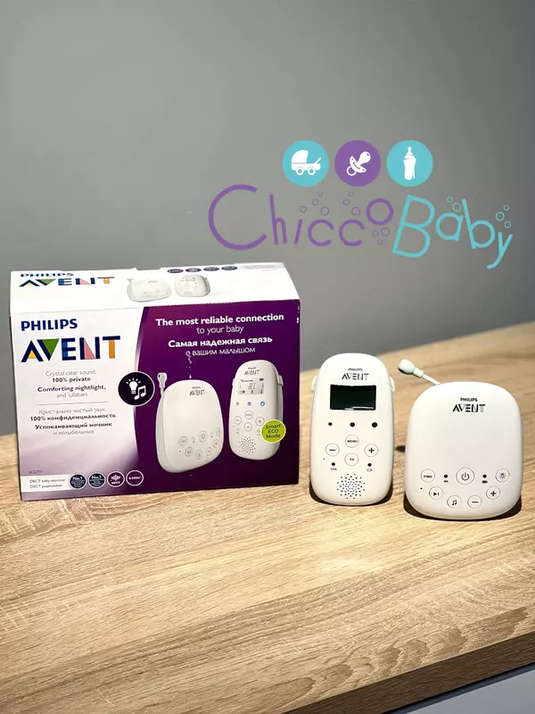 Радионяня с ночником и колыбельными Philips Avent SCD711