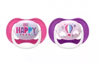 Пустышка Philips Avent ultra air Be happy 6-18 мес. CHICCOBABY.UZ