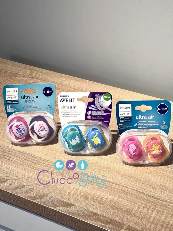 Пустышка Philips Avent ultra air Be happy 6-18 мес.