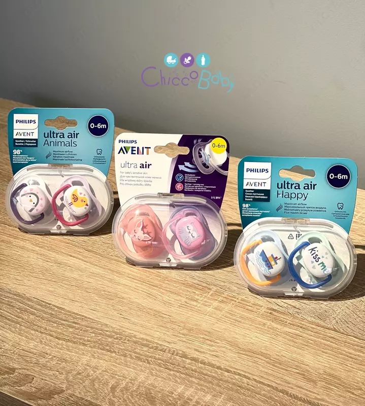AVENT Пустышки серии Ultra Air 6-18 мес.