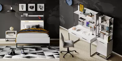 Almila LEGEND MOON o'smirlar uchun mebel to'plami (Turkiya)