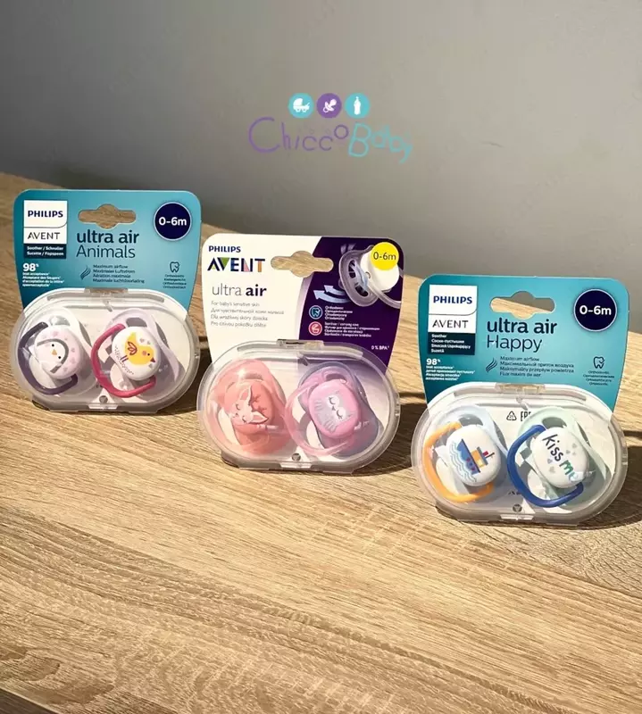 AVENT Пустышки серии Ultra Air 6-18 мес.