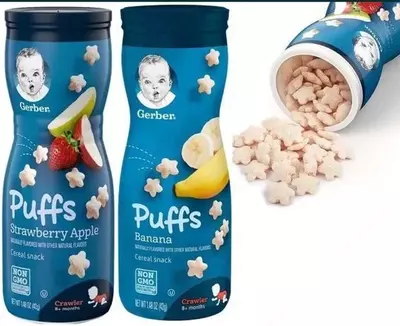⭐️ Печеньки-перекусы (пафы/снэки) от Gerber