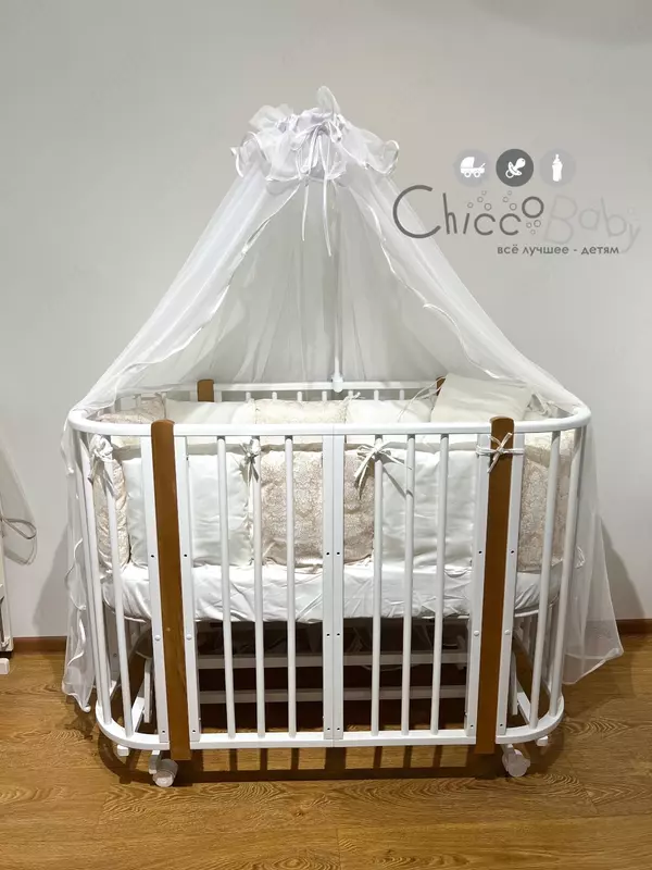 Кроватка колыбель ✨ Nuvola lux ✨ трансформер (Россия)