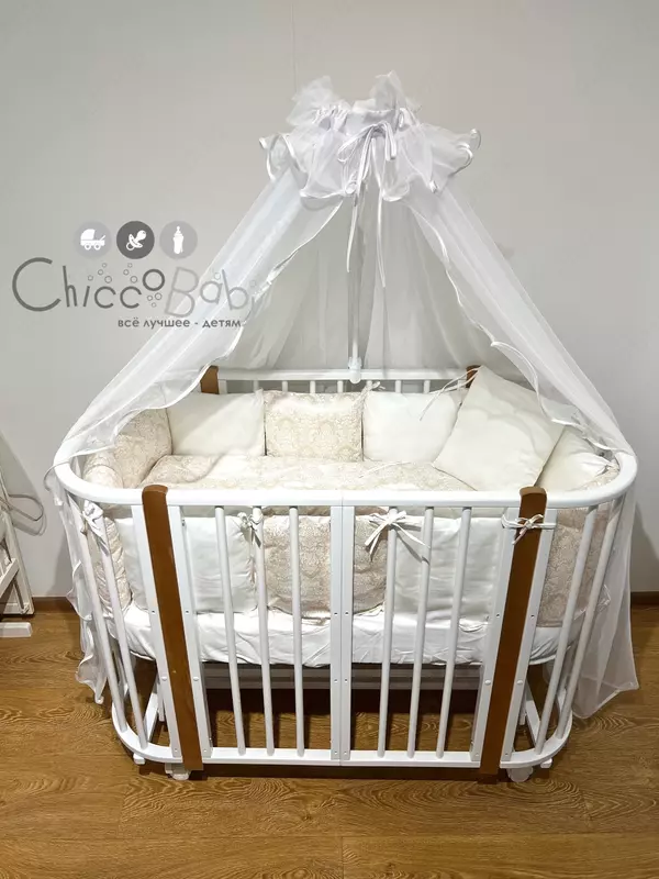 Кроватка колыбель ✨ Nuvola lux ✨ трансформер (Россия)