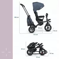 CHICCOBABY.UZ - LIONELO lo-Tris 2b1 katlanadigan uch g'ildirakli velosiped (Polsha)