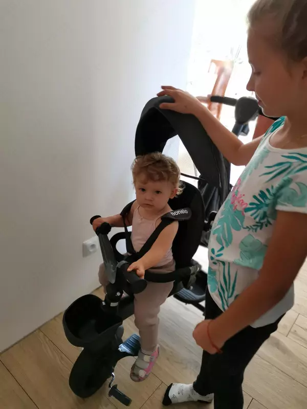 СКЛАДНОЙ Трёхколёсный велосипед Haari 2 в 1 от Lionelo (Польша)