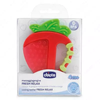 Прорезыватель-игрушка Chicco Fresh Relax , охлаждающий, 4 мес+