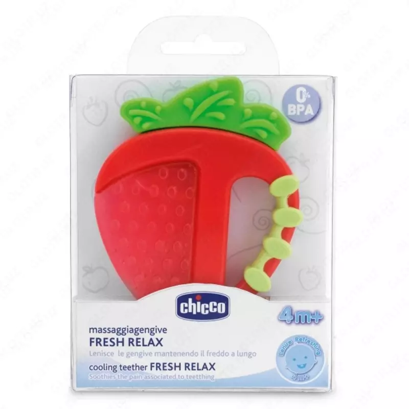 Прорезыватель-игрушка Chicco Fresh Relax , охлаждающий, 4 мес+