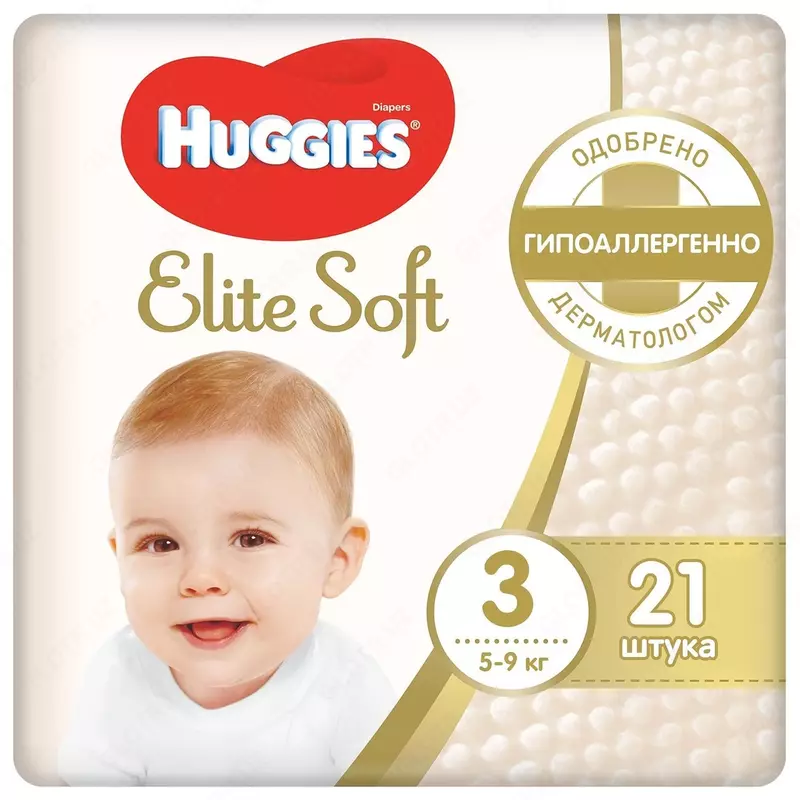Huggies Elite Soft 3 tagliklari (5-9 kg)