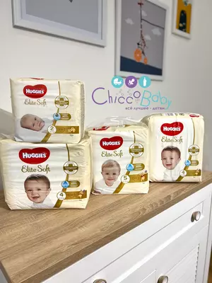 Подгузники Huggies Elite Soft 4 (8-14 кг) 33 шт