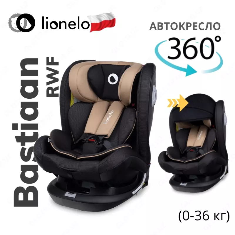 BASTIAAN RWF - автомобильное кресло 🔄 360 ° (0-36 кг) 🇵🇱(Польша)