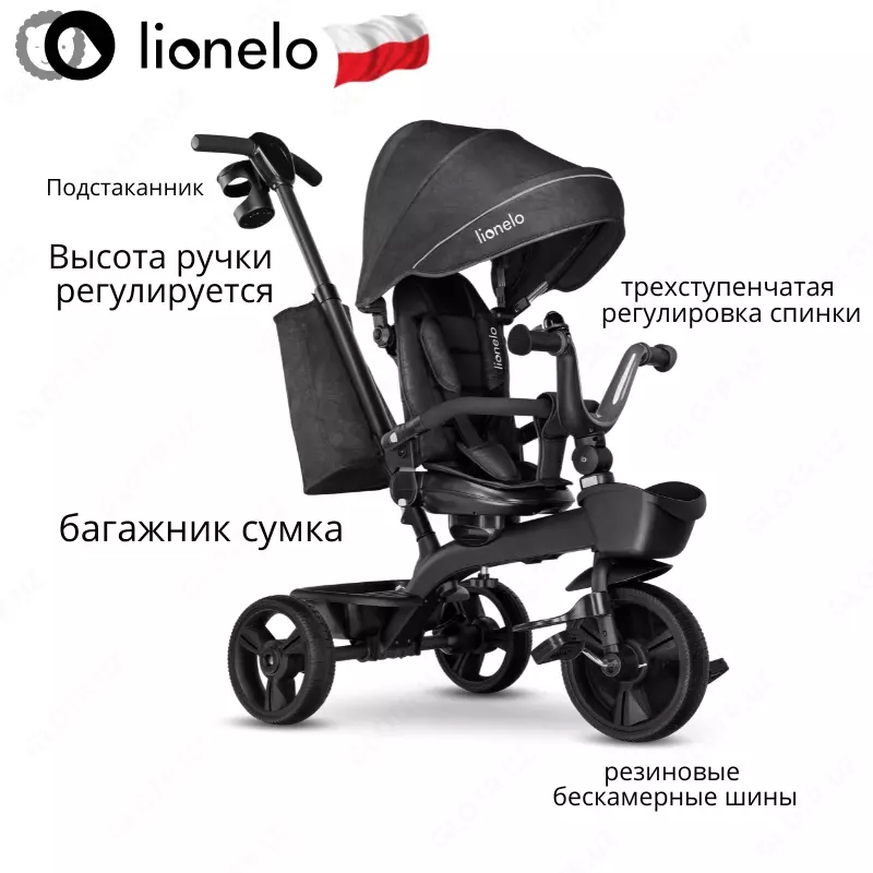 🇵🇱KORI - трехколесный велосипед от Lionelo 🇵🇱 (Польша)
