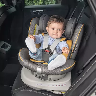 BASTIAAN ONE "Mustard"💛 - автомобильное кресло от Lionelo 🇵🇱 (Польша) Вращение (0-36 кг) 360 °