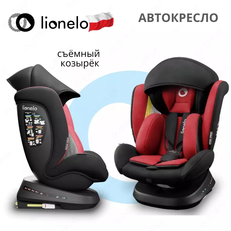 BASTIAAN ONE "Mustard"❤️ - автомобильное кресло от Lionelo 🇵🇱 (Польша) Вращение (0-36 кг) 360 °