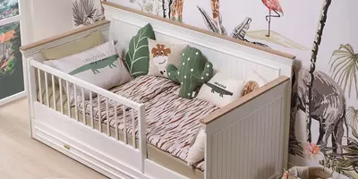 Диван-кровать коллекции "Monte" toddler с тентом от Almila (Турция) 🇹🇷