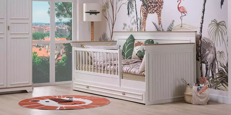 Диван-кровать коллекции "Monte" toddler с тентом от Almila (Турция) 🇹🇷